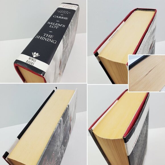 Stephen King Three Complete Novels Book Carrie Salem's Lot Shining HCDJ 2002 - Picture 6 of 10